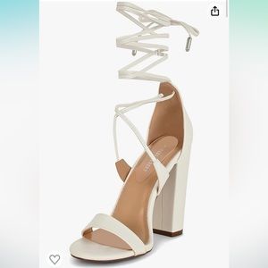 Charles Albert Criss-Cross Strappy Dress Stiletto Sandals